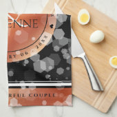 第エレガント8期青銅結婚生誕32年 キッチンタオル (四つ折り)