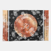 第エレガント8期青銅結婚生誕32年 キッチンタオル (横)