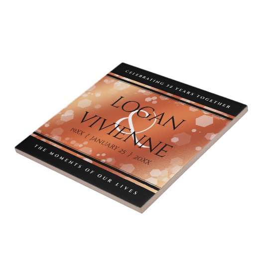 第エレガント8期青銅結婚生誕32年 タイル (側面)