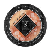 第エレガント8期青銅結婚記念事業お祝い カッティングボード (正面)