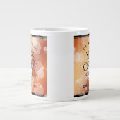 第エレガント8期青銅結婚記念事業お祝い ジャンボコーヒーマグカップ (正面)