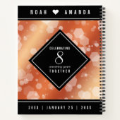 第エレガント8期青銅結婚記念事業お祝い ノートブック (裏面)