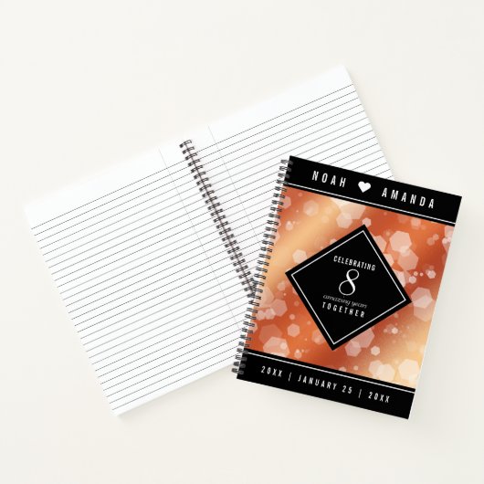 第エレガント8期青銅結婚記念事業お祝い ノートブック (内部)