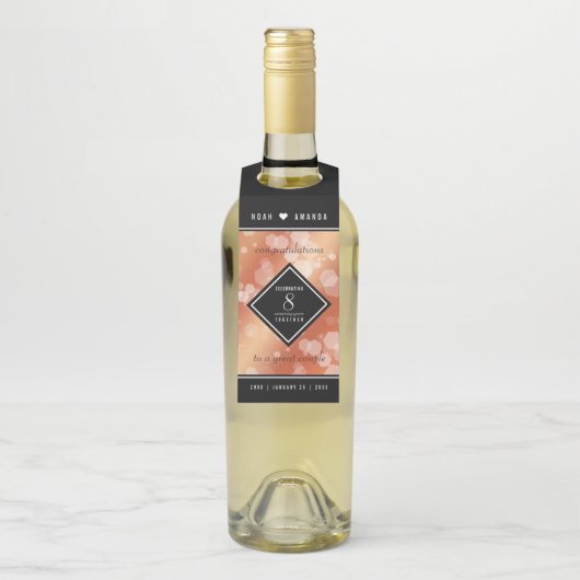 第エレガント8期青銅結婚記念事業お祝い ボトルネックタグ (ボトル)