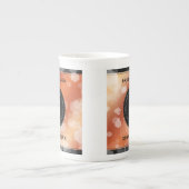 第エレガント8期青銅結婚記念事業お祝い ボーンチャイナマグカップ (正面)