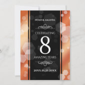 第エレガント8期青銅結婚記念事業お祝い 招待状 (正面)