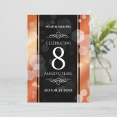 第エレガント8期青銅結婚記念事業お祝い 招待状 (スタンド正面)