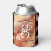 第エレガント8期青銅結婚記念事業お祝い 缶クーラー (缶正面)