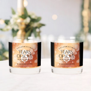 第エレガント8期青銅結婚記念日 ウイスキーグラス