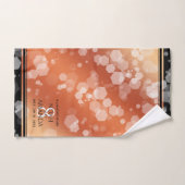 第エレガント8期青銅結婚記念日 バスタオルセット (ハンドタオル)