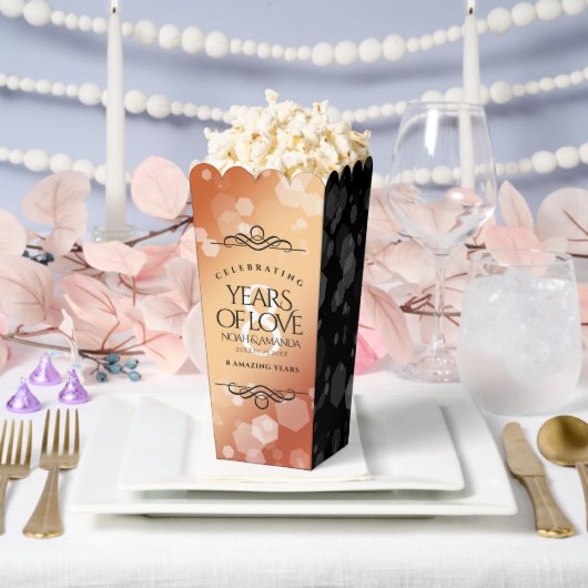 第エレガント8期青銅結婚記念日 フェイバーボックス (ウェディング)