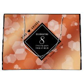 第エレガント8期青銅結婚記念日 ラージペーパーバッグ (正面)