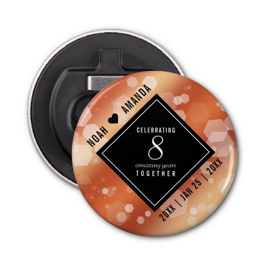 第エレガント8期青銅結婚記念日 栓抜き (正面)