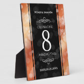 第エレガント8期青銅結婚記念額 フォトプラーク (側面)