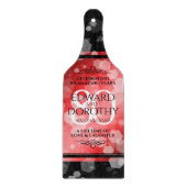 第エレガント80回Rubyの結婚記念日お祝い カッティングボード (正面)