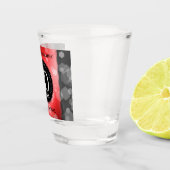 第エレガント80回Rubyの結婚記念日お祝い ショットグラス (右)