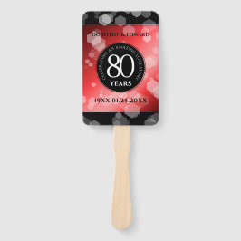 第エレガント80回Rubyの結婚記念日お祝い ハンドファン