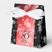 第エレガント80回Rubyの結婚記念日お祝い フェイバーボックス (正面サイド)