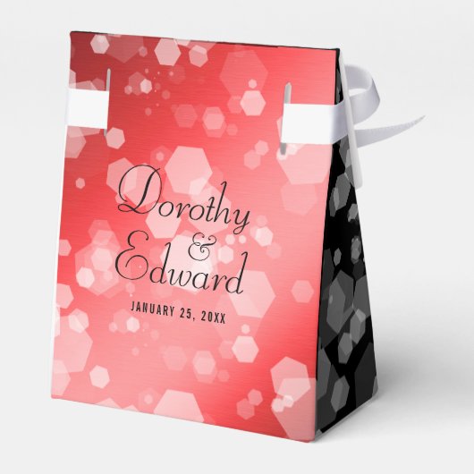 第エレガント80回Rubyの結婚記念日お祝い フェイバーボックス (裏面サイド)