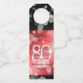 第エレガント80回Rubyの結婚記念日お祝い ボトルネックタグ (裏面)