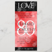 第エレガント80回Rubyの結婚記念日お祝い メニュー (裏面)