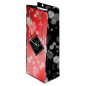 第エレガント80回Rubyの結婚記念日お祝い ワインギフトバッグ (正面アングル)