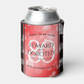 第エレガント80回Rubyの結婚記念日お祝い 缶クーラー (缶正面)