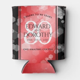 第エレガント80回Rubyの結婚記念日お祝い 缶クーラー