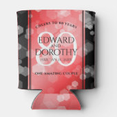 第エレガント80回Rubyの結婚記念日お祝い 缶クーラー (裏面)