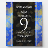 第エレガント9ラピスラ結婚ズリの記念日 フォトプラーク (正面)