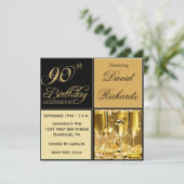第エレガント90バースデーパーティ招待状 招待状 (スタンド正面)