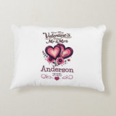 第カスタム1回バレンタインデーのミセス アクセントクッション (裏面)