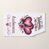 第カスタム1回バレンタインデーのミセス バスタオルセット (ハンドタオル)