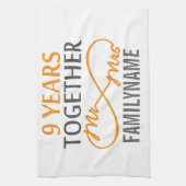 第カスタム9周年記念 キッチンタオル (縦)