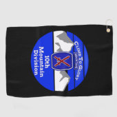 第カッコいい10回山師団「栄光に登る」 ゴルフタオル (横)