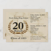 第クラシック20期高校懇親会- 2日間イベント 招待状 (正面/裏面)