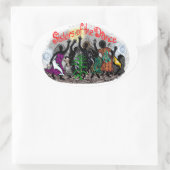 第クラシック24期年型ロングダンスのスタンプ 楕円形シール (バッグ)