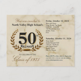 第クラシック50高エレガント校懇親会- 2日 ポストカード