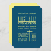 第シンプルモダン聖聖餐式 招待状 (正面/裏面)