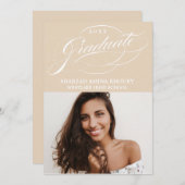 第スタイリッシュエレガント2期パーティの招待状 招待状 (正面/裏面)