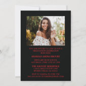 第スタイリッシュエレガント2期パーティの招待状 招待状 (裏面)