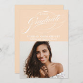 第スタイリッシュエレガント2期パーティの招待状 招待状 (正面/裏面)