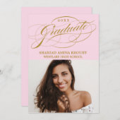 第スタイリッシュエレガント2期パーティの招待状 招待状 (正面/裏面)