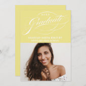 第スタイリッシュエレガント2期パーティの招待状 招待状 (正面/裏面)