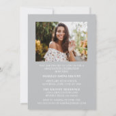 第スタイリッシュエレガント2期パーティの招待状 招待状 (裏面)