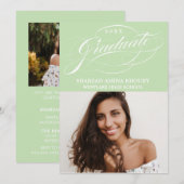 第スタイリッシュエレガント2期パーティの招待状 招待状 (正面/裏面)