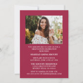 第スタイリッシュエレガント2期パーティの招待状 招待状 (裏面)