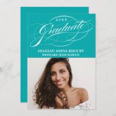 第スタイリッシュエレガント2期パーティの招待状 招待状 (正面/裏面)