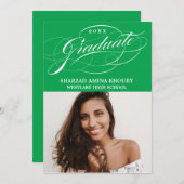 第スタイリッシュエレガント2期パーティの招待状 招待状 (正面/裏面)