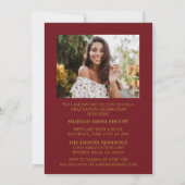 第スタイリッシュエレガント2期パーティの招待状 招待状 (裏面)